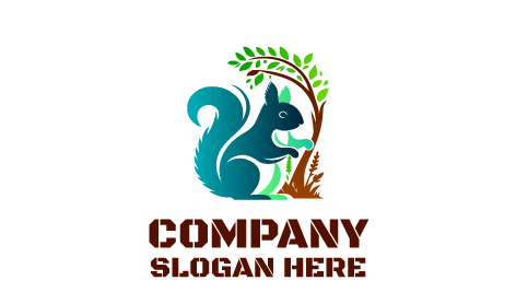 Çimenli Alan Sincap Logosu