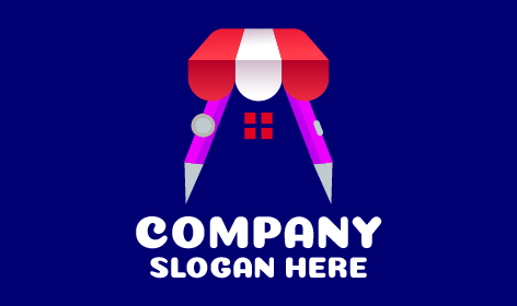 Logotipo De Papelería De Compass Store