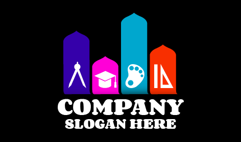 Logotipo De Material De Papelería Educativa