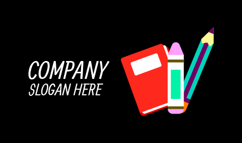 Logotipo De Papelería De Aprendizaje Escolar