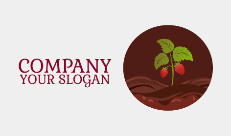 Logotipo De Fresa Madura Fragante