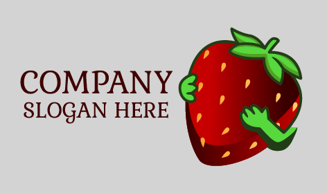 Yeşil Elli Çilek Logosu