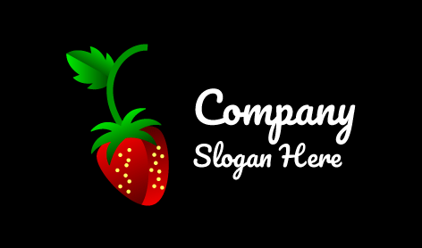 Logotipo De Fresa Madura De Calidad