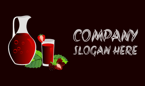 Çilek Suyu Sürahisi Logosu