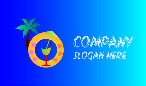 Logo Jus Alpukat Musim Panas