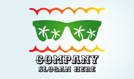 Beach Summer Goggles Logo