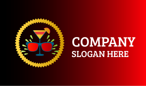 Cool Fruit Juice Summer Logo