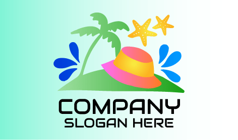 Logotipo De Jardín Verde De Verano