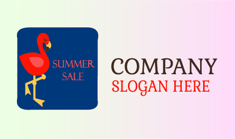 Logotipo De Verano De Flamenco Rojo