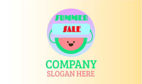 Logotipo De Venta De Frutas De Verano