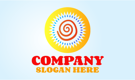 Künstlerisches Sonnen Logo