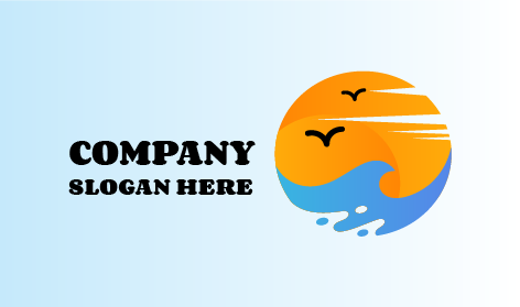 Schwarze Vögel Sonne Logo