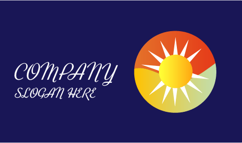 Buntes Logo Der Aufgehenden Sonne