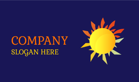 Logo Mit Intensiver Heller Sonne