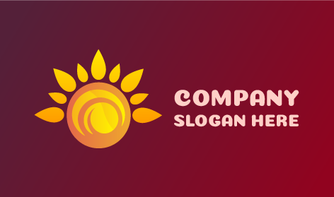 Leuchtend Gelbes Sonnenstrahlen-logo