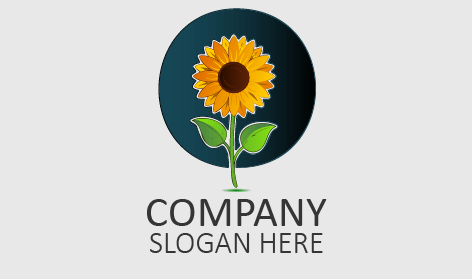 Güzel Küçük Ayçiçeği Logosu