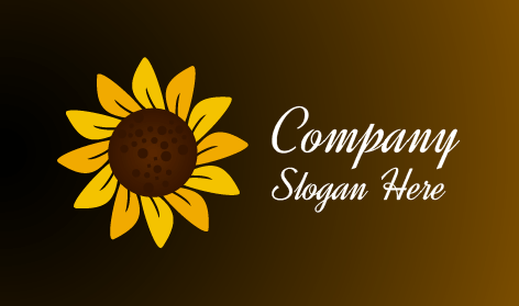 Büyüleyici Sarı Ayçiçeği Logosu