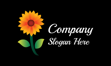 Taze Turuncu Ayçiçeği Logosu