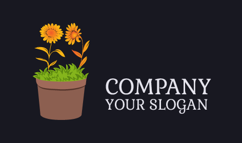 Çimenli Ayçiçeği Saksısı Logosu