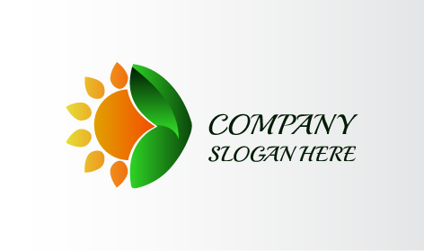 Yarım Turuncu Ayçiçeği Logosu