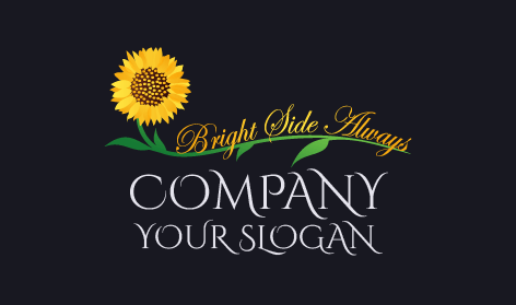 İyimser Altın Ayçiçeği Logosu