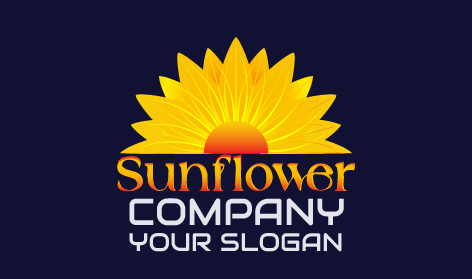 Yükselen Sarı Ayçiçeği Logosu