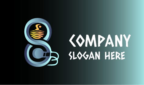 Logo Kolam Renang Abu-abu