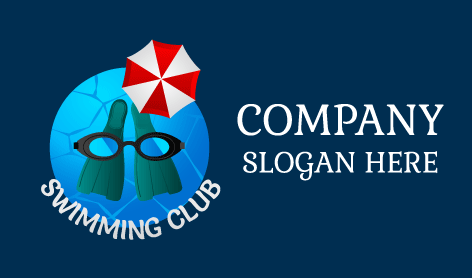 Logo Eines Professionellen Schwimmvereins