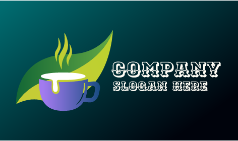 Logotipo De Xícara De Chá Espumoso