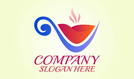 Logotipo Minimalista Da Xícara De Chá Quente