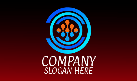 Abstract Technology Fusion Logo