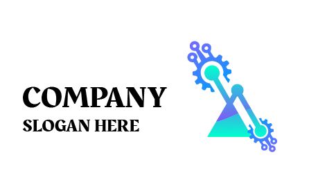 Logo Della Tecnologia Dei Macchinari Digitali