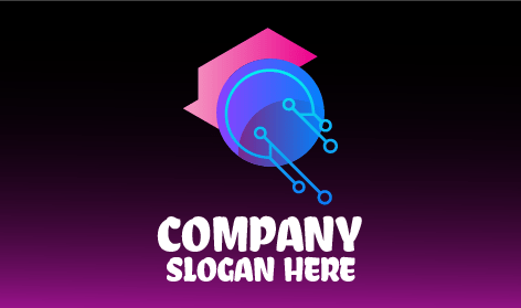 Logotipo De Tecnologia De Microprocessador Dinâmico