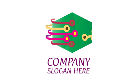 Logotipo De Conocimiento Tecnológico Geométrico