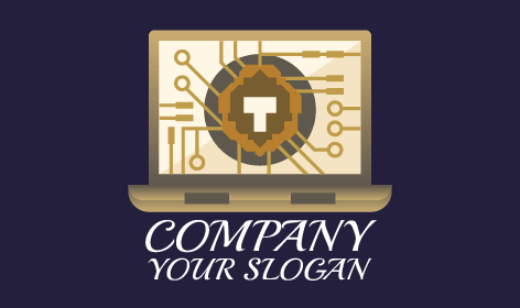 Logo Teknologi Laptop Pemrograman