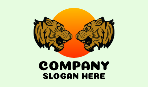 Brown Duo Tiger Logo