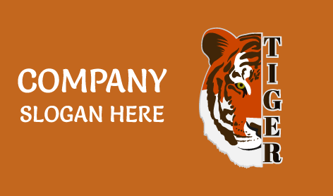 Cropped Tiger Face Logo
