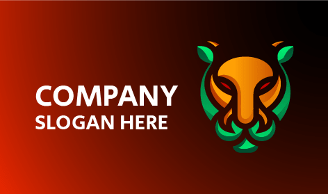 Logotipo Do Tigre Bravo Dourado