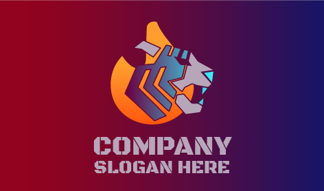 Growling Teeth Tiger Logo