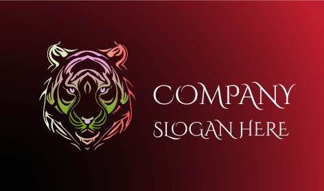 Logotipo De Tigre Com Design Complexo