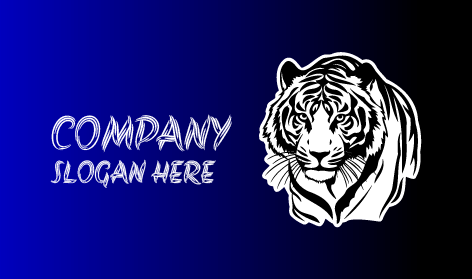 White Eyes Tiger Logo