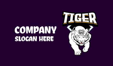 White Fur Tiger Logo