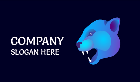 Logotipo Do Tigre Pantera Selvagem