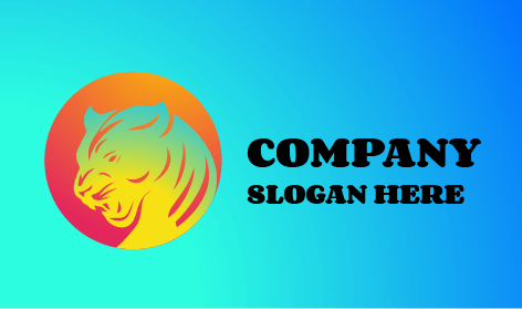 Logotipo De Tigre Fumegante Amarelado