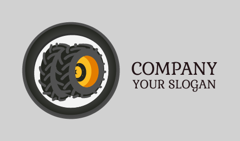 Big Black Tires Tractor Logo