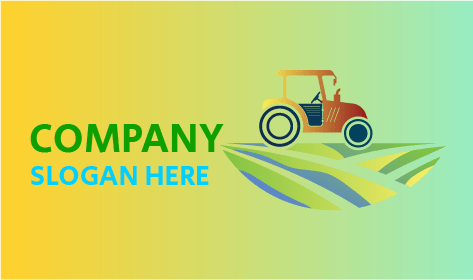 Logotipo Del Tractor Agrícola