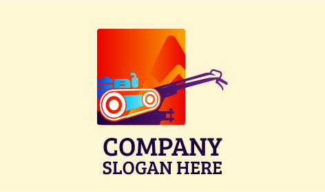 Logotipo De Tractor Cosechador