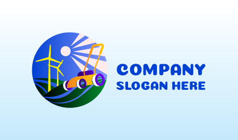 Logotipo De Tractor Manual Naranja