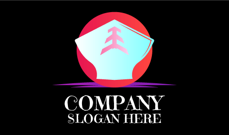 Cargo Delivery Ship Transportation Logo