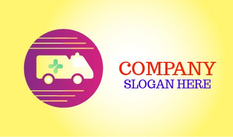 Moving Truck Transportation Logo